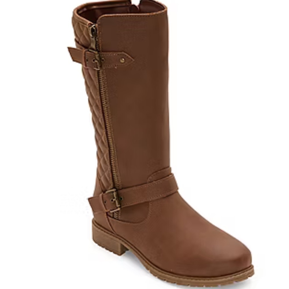 Thereabouts Big Girls Hailey Flat Heel Riding Boots